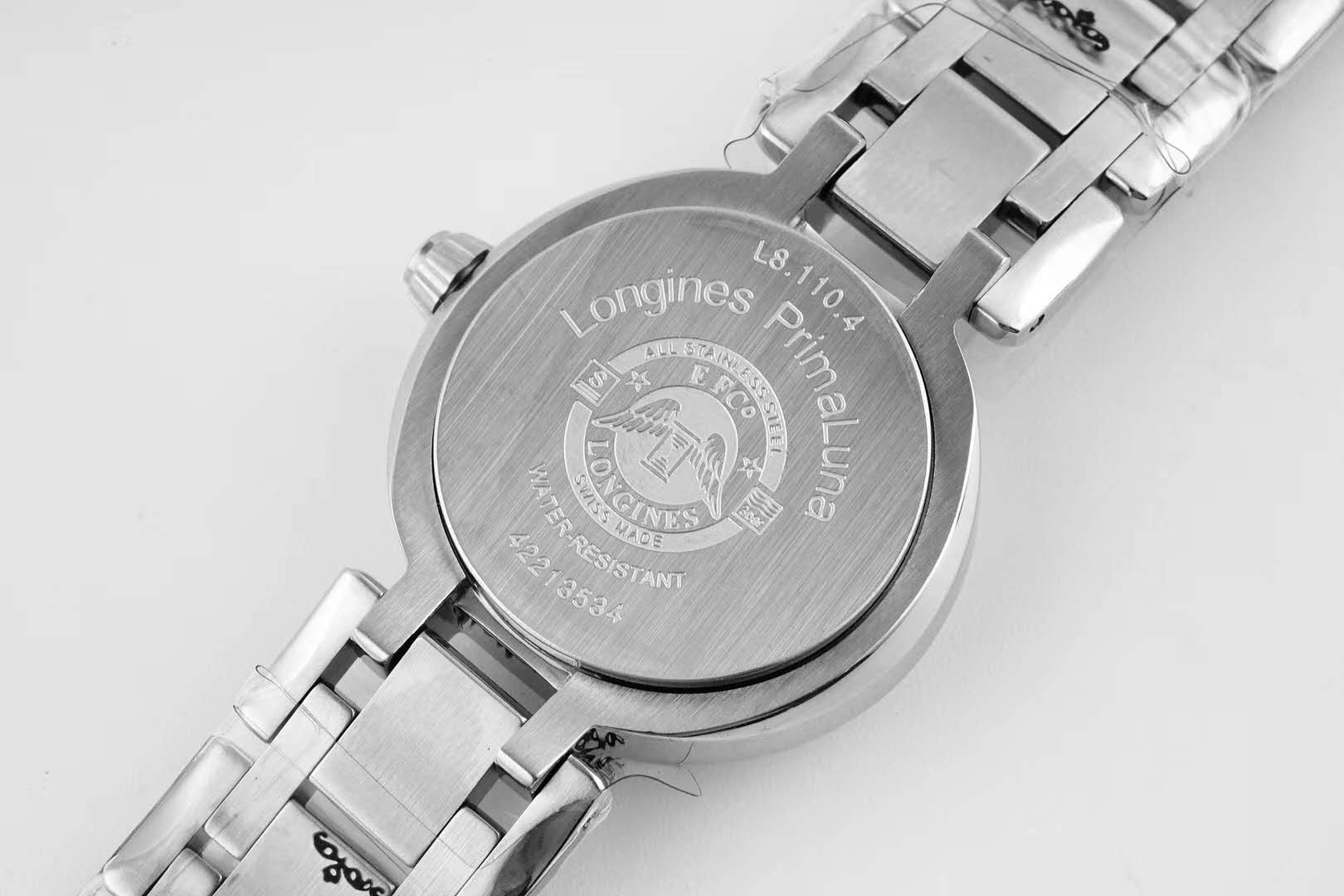 Primaluna White Dial with Roman Markers
